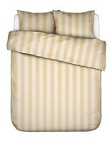 Essenza Minte Stripe Yellow straw - Vanilla dekbedovertrek - thumbnail