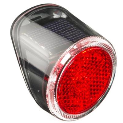 Falkx Achterlicht led zonne-energie rood/zwart