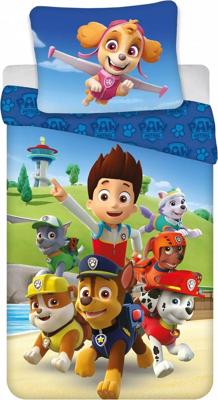 Paw Patrol team Patrol dekbedovertrek 140 x 200 cm - 70 x 90 cm Katoen