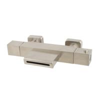 BWS Badkraan Rodos Waterval Thermostatisch Vierkant RVS Boss & Wessing - thumbnail