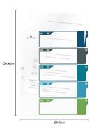 Durable 679327 Register DIN A4+ 1-5 Polypropyleen Meerdere kleuren 5 tabbladen 679327 - thumbnail