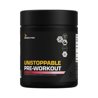 Dedicated Nutrition Unstoppable Pre-workout Fruit Punch (420 g) Dedicated Nutrition Unstoppable Pre-workout Fruit Punch (420 g)