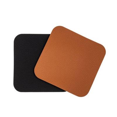 Jay Hill Onderzetters Leer - Zwart / Cognac - dubbelzijdig - 10 x 10 cm - 6 stuks Jay Hill Onderzetters Leer - Zwart / Cognac - dubbelzijdig - 10 x 10 cm - 6 stuks