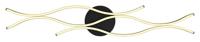 Globo PlafondlampGeronimo zwart met hout - 67206DW - thumbnail