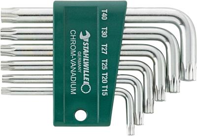 Stahlwille torxstiftsleutelset kort