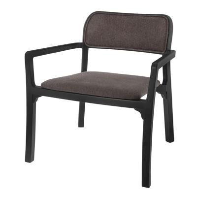 Poef Jack zwart 48cm