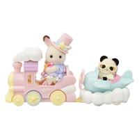 Sylvanian Families pretpark set vliegtuig en trein 5819 - thumbnail