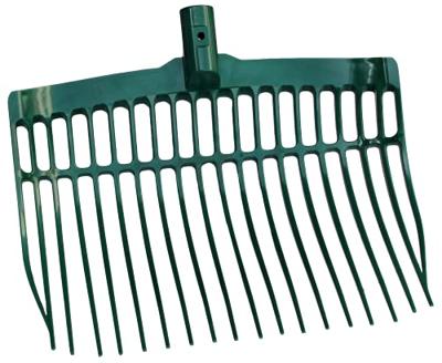Mestvork kunststof groen zonder steel Mestvork kunststof groen zonder steel