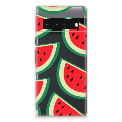 Google Pixel 6 Pro | Siliconen Case | Watermelons