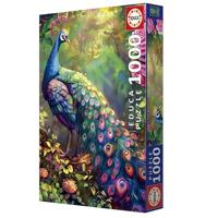 Puzzle - EDUCA - Giardino dei Pavoni - 1000 pezzi - 68x48 cm - Per adulti dai 12 anni in su - thumbnail