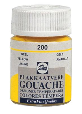 Talens Gouache Extra Fine Quality Fles 16 ml - Geel 200