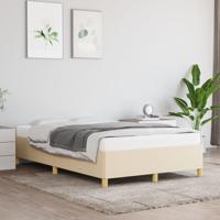 Bedframe zonder matras 120x200 cm stof crmekleurig - thumbnail
