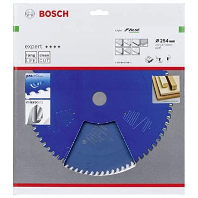 Bosch Accessories Expert for Wood 2608644343 Cirkelzaagblad 254 x 30 x 1.8 mm Aantal tanden: 80 1 stuk(s)