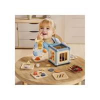 Master Automobilist 10-in-1 - TOP HELDER - Multifunctionele kubus - Fijne motoriek - Verwisselbare gezichten - thumbnail