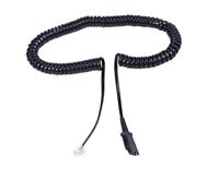 Plantronics 38222-01 U10 extra lichte omkeerkabel voor hoofdtelefoon zwart - thumbnail