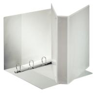 Esselte personaliseerbare ringmap PP voor ft A4 maxi rug van 6,3 cm , 4 D-ringen van 40 mm, wit - thumbnail