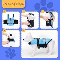 Nobleza Hondenzwemvest - Blauw - 35 cm - thumbnail