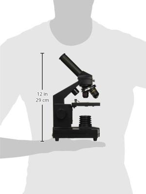 National Geographic 9039001 40x-1280x Mikroskop inkl. Smartphone Halterung Doorlichtmicroscoop Monoculair 1280 x Opvallend licht, Doorvallend licht