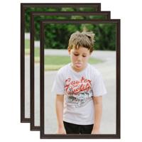 VidaXL Fotolijsten 3 st voor tafel 21x29,7 cm mdf zwart - thumbnail