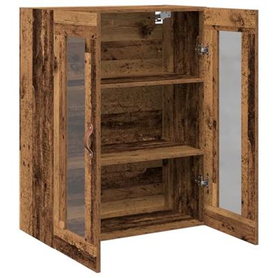 Wandkast Wandgemonteerd Oudhout 69,5 x 34 x 90 cm Bewerkt hout