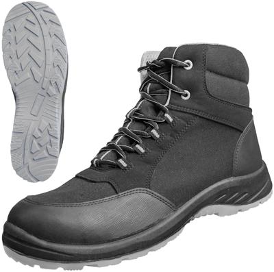 NITRAS SAFETY Nitras laars "solid step mid safety boots gr. 45 solid step mid gray