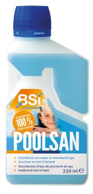 Pool Products Desinfectie water PoolSan cs concentraat 250 ml BSI - Bsi Pool Products Desinfectie water PoolSan cs concentraat 250 ml BSI - Bsi