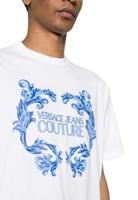 Versace Jeans Couture Logo Baroque T-Shirt Heren Wit - Maat S - Kleur: Zwart | Soccerfanshop - thumbnail