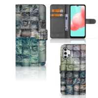 Wallet Case met Pasjes Samsung Galaxy A32 5G Spijkerbroeken - thumbnail
