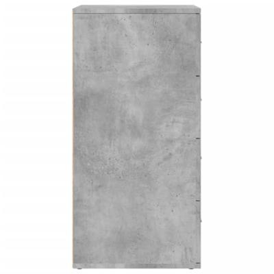 Dressoir 60x39x80 cm bewerkt hout betongrijs