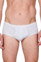 HL-tricot heren slip met gulp, Flatlock - Heren onderbroeken met sluiting - Katoenen ondergoed - thumbnail