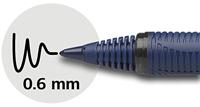 Schneider Schreibgeräte One Business 183094 Rollerballpen 0.6 mm Blauw, Groen, Rood, Zwart 4 stuk(s) - thumbnail