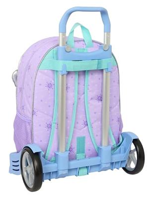 Schoolrugzak met Wielen Frozen Spirit Lila 33 x 42 x 14 cm Schoolrugzak met Wielen Frozen Spirit Lila 33 x 42 x 14 cm