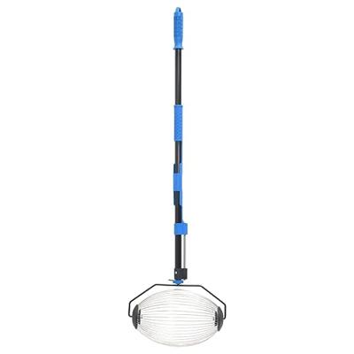 VidaXL Notenverzamelaar 127 cm staal blauw VidaXL Notenverzamelaar 127 cm staal blauw
