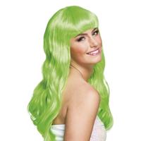 Pruik Chique Limoengroen - thumbnail