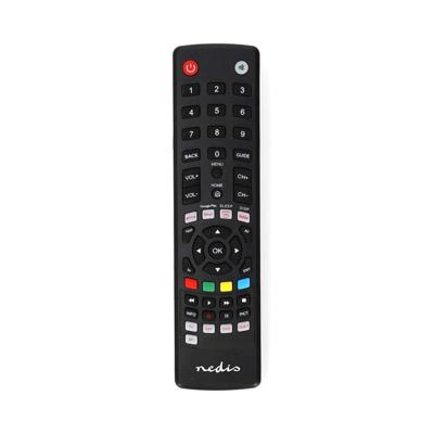 Nedis TVRC2340BK Universele Afstandsbediening Voorgeprogrammeerd 4 Apparaten Amazon Prime / Disney + Button / Google Play Knop / Netflix Knop / Youtube Knop Infrarood Zwart