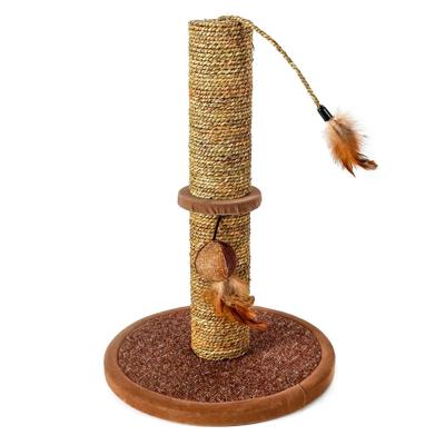 Nobleza Krabpaal met speeltjes - Bruin - 44 cm Nobleza Krabpaal met speeltjes - Bruin - 44 cm