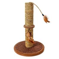 Nobleza Krabpaal met speeltjes - Bruin - 44 cm - thumbnail