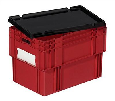 LA-KA-PE Boldeksel | L600xB400mm zwart | PP | passend voor draaistapelbak | 1 stuk - DTK/D600 DTK/D600 LA-KA-PE Boldeksel | L600xB400mm zwart | PP | passend voor draaistapelbak | 1 stuk - DTK/D600 DTK/D600