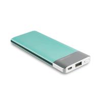 RealPower PB-5500 Powerbank 5500 mAh LiPo Zilver, Groen - thumbnail