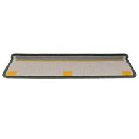VidaXL Trapmatten 15 st 65x21x4 cm donkergroen rechthoekige rand - thumbnail