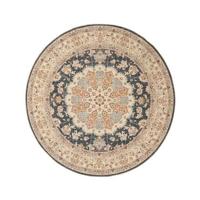 Heritaged Rond Vintage buitenkleed - Valenca Nova goud|blauw - 115 cm - thumbnail