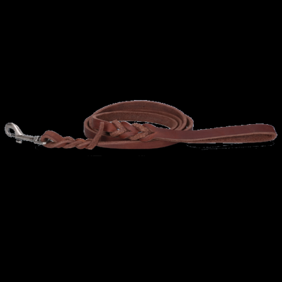 Spotted! Pro Leren Showlijn Bruin Musketon 1,2x180cm