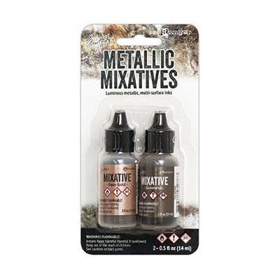 Ranger Ink Ranger • tim holtz mixatives rosegold & gunmetal 14ml