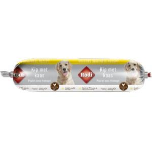 Rodi Worst kip met kaas voor de hond 6 x 400 g Rodi Worst kip met kaas voor de hond 6 x 400 g