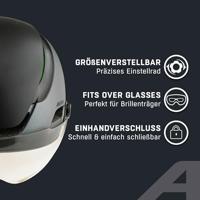 Olympic Sportswear Alpina sports urban helm altona v 52-57 mat antraciet - thumbnail