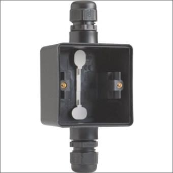 Niko Hydro onderbak zwart enkelvoudig met twee zwarte wartels 761-84161