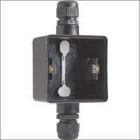 Niko Hydro onderbak zwart enkelvoudig met twee zwarte wartels 761-84161 - thumbnail