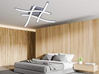 Trio Design plafondlampRoute 4-lichts grijs - R62474107 - thumbnail