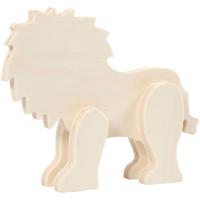 Creativ Company Houten figuur dier - leeuw - thumbnail