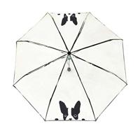 Smati Paraplu Chien Compact Transparent Dog Black - thumbnail